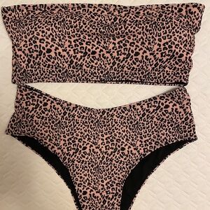 Shein Animal Print Bikini Size 2XL, NWOT